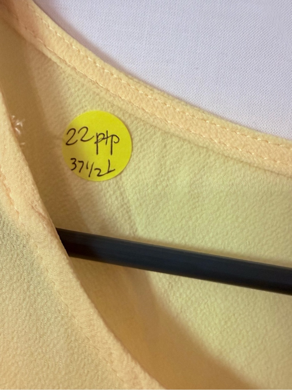 Sleeveless Yellow Ruffle-Hem Mini Dress - Picture 2 of 2